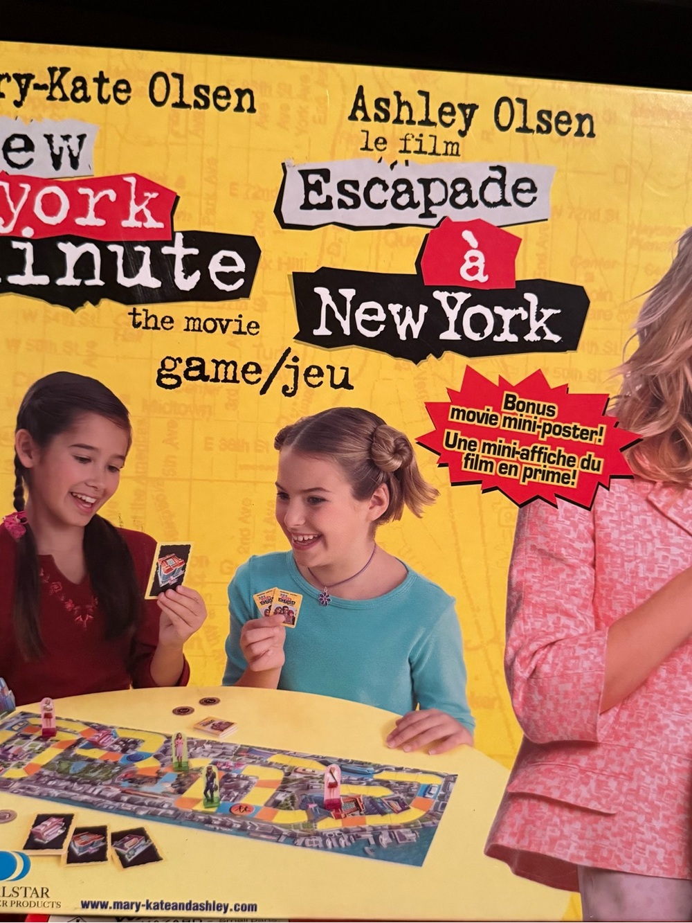 Mattel Mary Kate & Ashley New York In A Minute Board Game.  New
